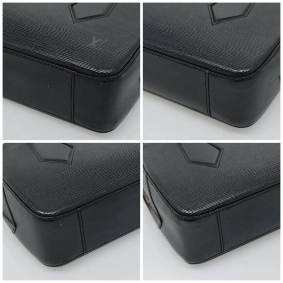 LOUIS VUITTON Epi Voltaire Shoulder Bag Black M52432 LV Auth ki5814 - Picture 16 of 16